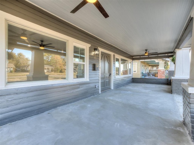 view of patio / terrace featuring a porch