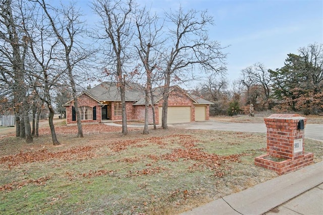 ranch-style house with a garage