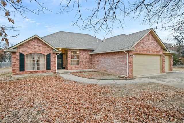 ranch-style house with a garage