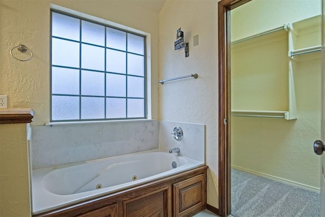 bathroom featuring a bathtub