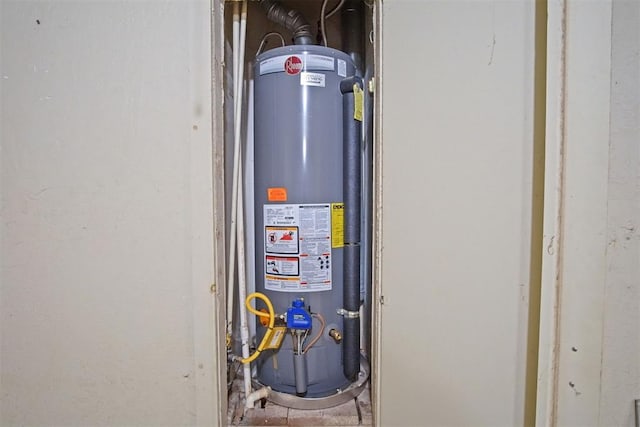 utilities featuring gas water heater