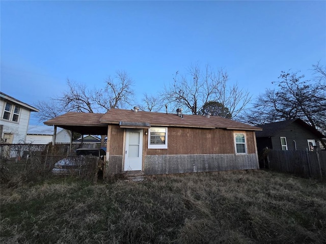 view of back of house