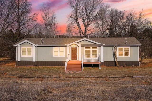 view of manufactured / mobile home