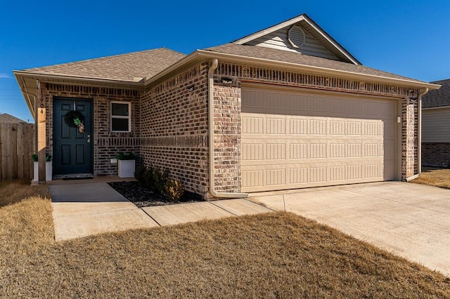 ranch-style house with a garage