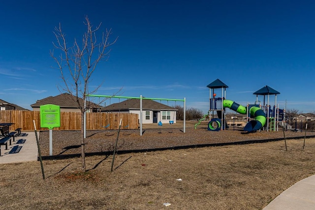 view of play area