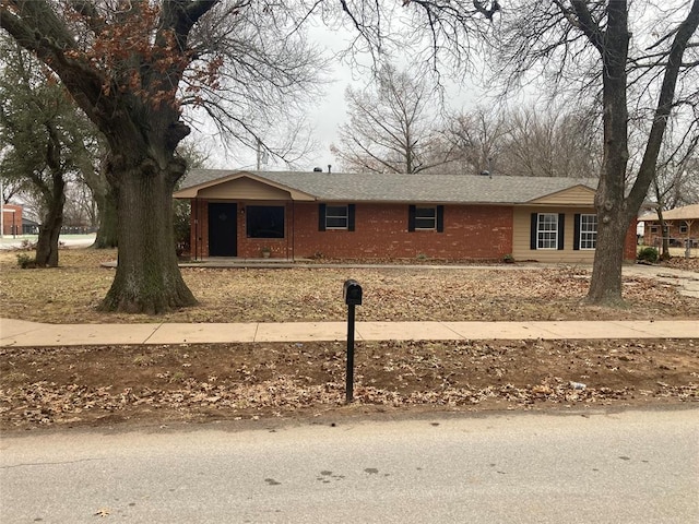 view of ranch-style house