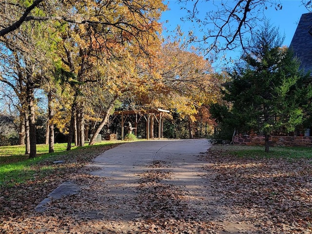 view of road