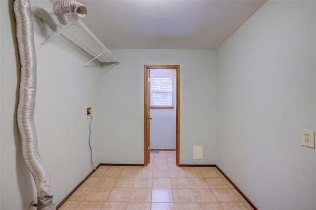 laundry area with hookup for a washing machine