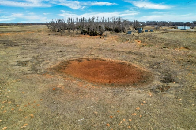 bird's eye view featuring a rural view