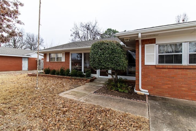 view of front of home