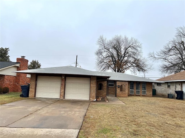 ranch-style house with a garage