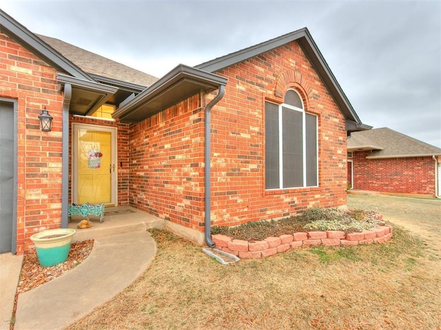 exterior space featuring a yard