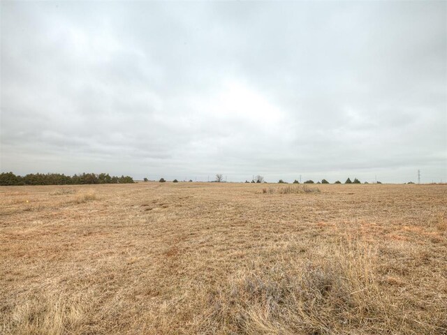 view of landscape featuring a rural view