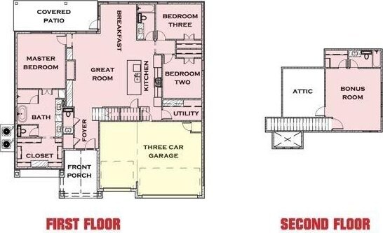 7225 NW 154th St, Edmond, OK 73013 - floor plan