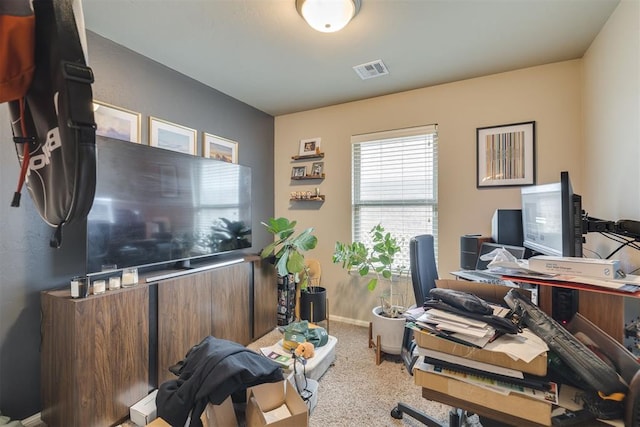 8609 SW 36th Ter, Oklahoma City, OK 73179 - carpeted home office with baseboards