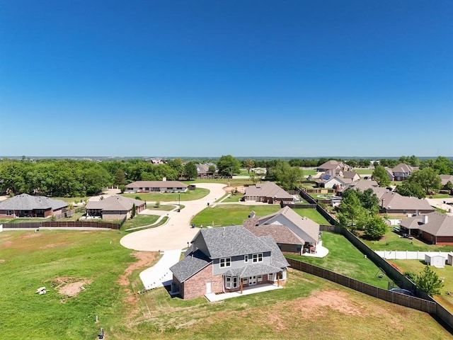 1909 Carleton Ln, Shawnee, OK 74804 - drone / aerial view with a residential view