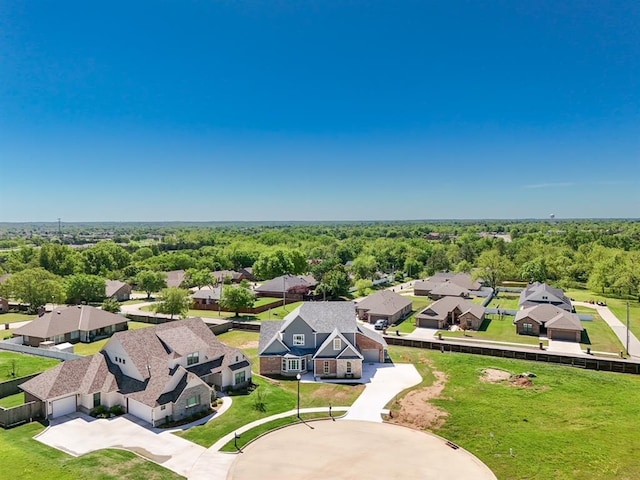 1909 Carleton Ln, Shawnee, OK 74804 - drone / aerial view with a residential view