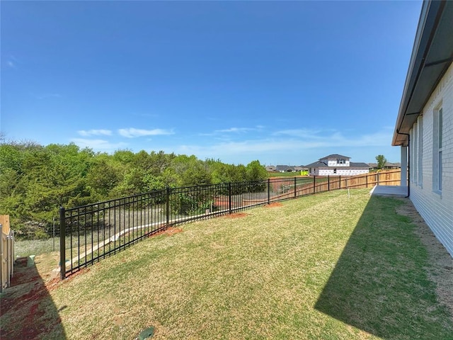 15521 Aparados Way, Edmond, OK 73013 - view of yard with a fenced backyard