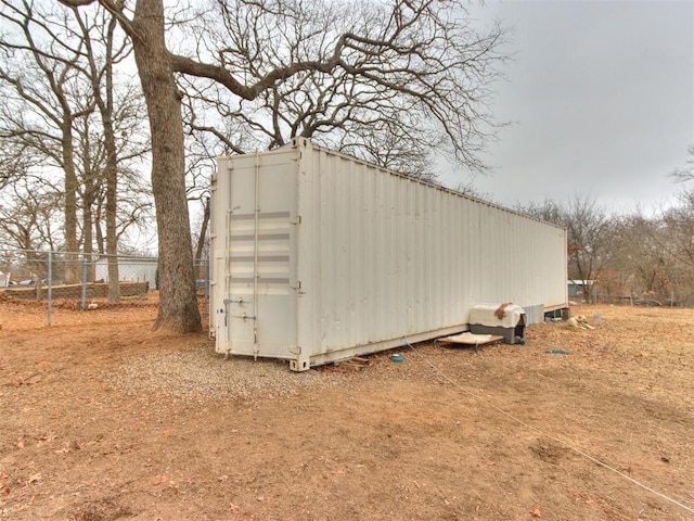 view of outdoor structure