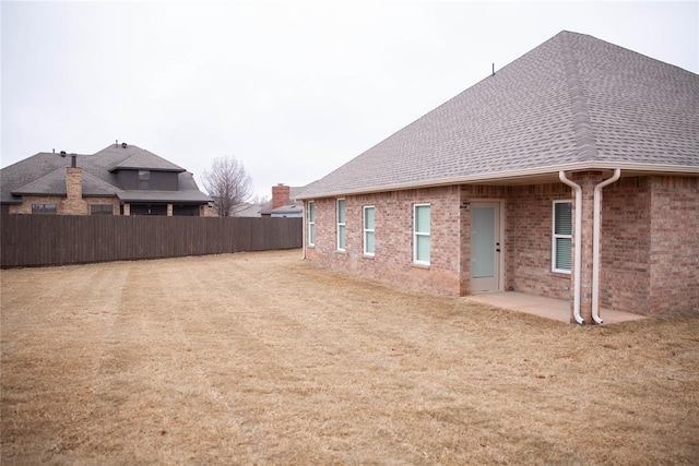 view of yard with a patio