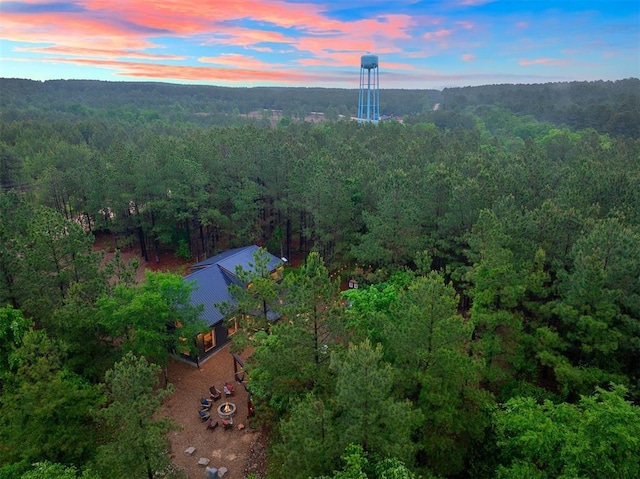 1194 Camp Ranch Rd, Broken Bow, OK 74728 - drone / aerial view of a heavily wooded area