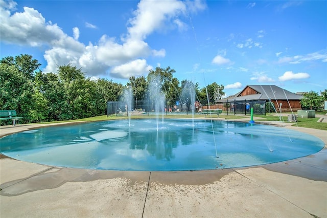 view of pool