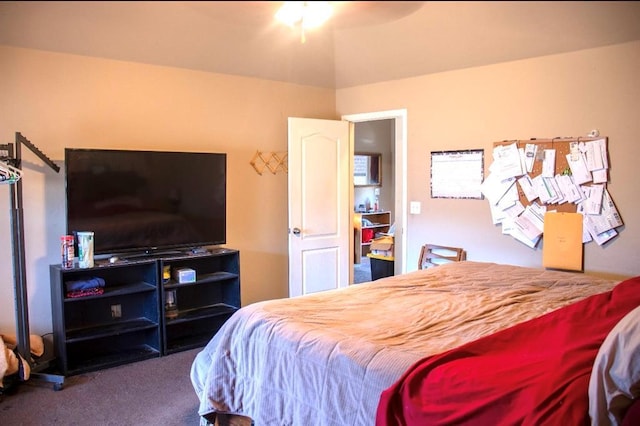 bedroom with carpet floors