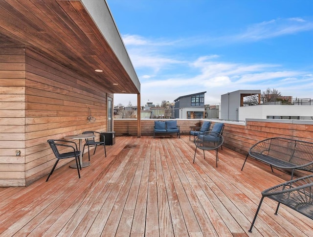 825 NW 6th St, Oklahoma City, OK 73106 - deck with outdoor lounge area