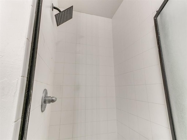 room details with a stall shower