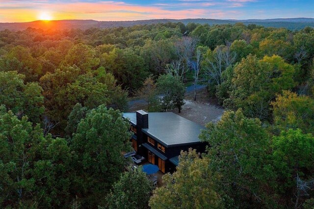 639 Woodland Hills Trl, Broken Bow, OK 74728 - view of aerial view at dusk