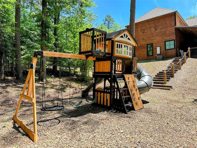 35 Jordan Way, Broken Bow, OK 74728 - view of playground with central AC