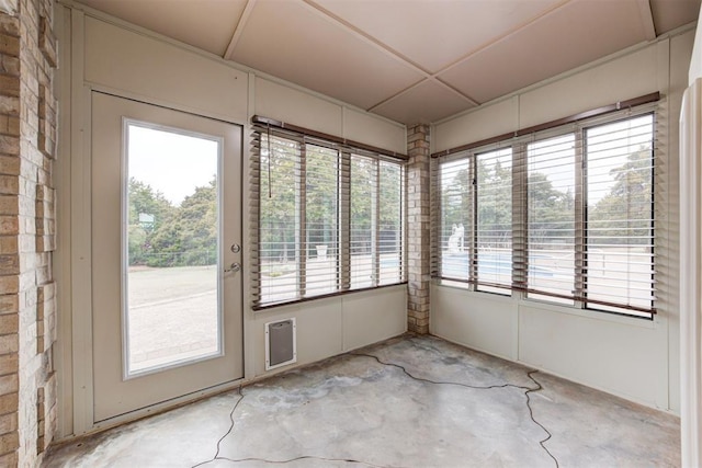 10401 Fawn Trace Rd, Mustang, OK 73064 - unfurnished sunroom with plenty of natural light