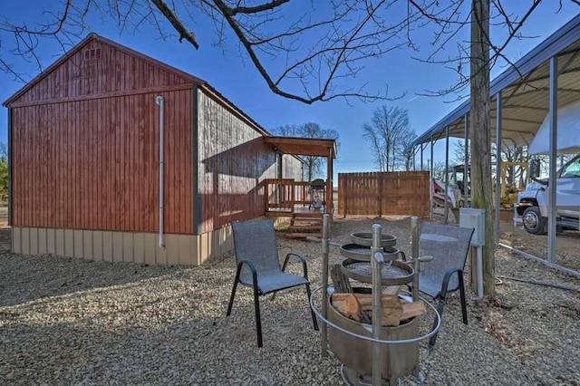 1985 Belpine Loop, Broken Bow, OK 74728 - exterior space featuring an outbuilding