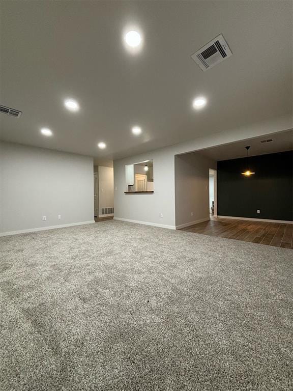 interior space with carpet floors