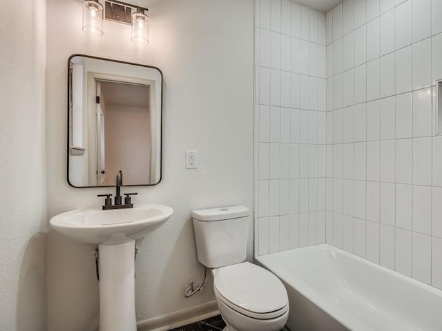 bathroom featuring toilet