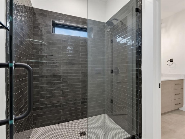 810 NW 72nd St, Oklahoma City, OK 73116 - bathroom with vanity and a shower stall