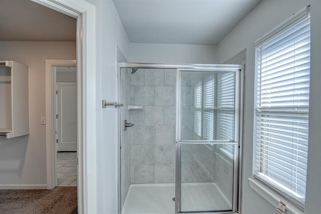 full bath featuring a stall shower