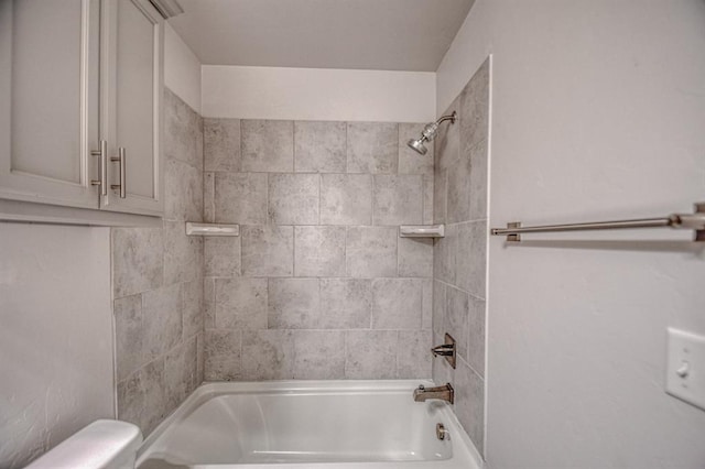 full bath with tub / shower combination and toilet