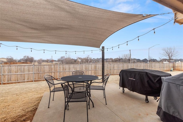 view of patio / terrace featuring area for grilling