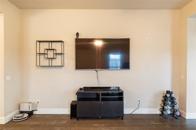 3524 Mount Mitchell Ln, Norman, OK 73069 - detailed view of wood finished floors and baseboards