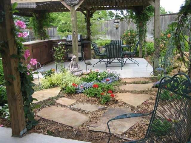 view of patio / terrace with a fenced backyard and a pergola