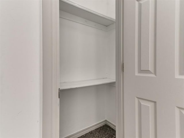 view of closet