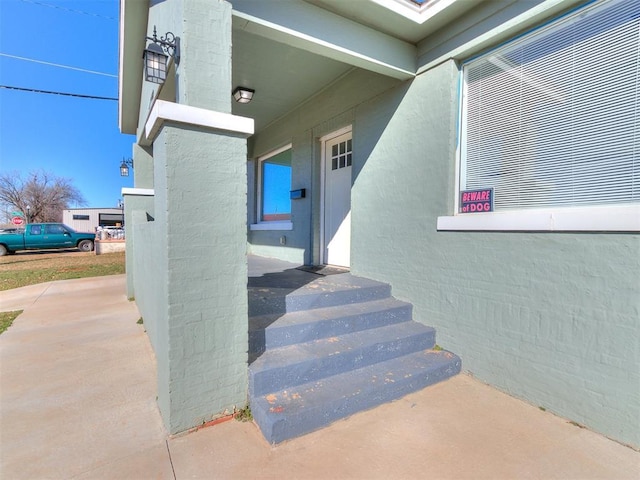 view of stairs