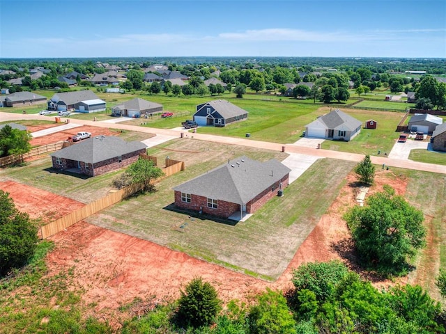 13136 Mannington Rd, Edmond, OK 73025 - aerial perspective of suburban area