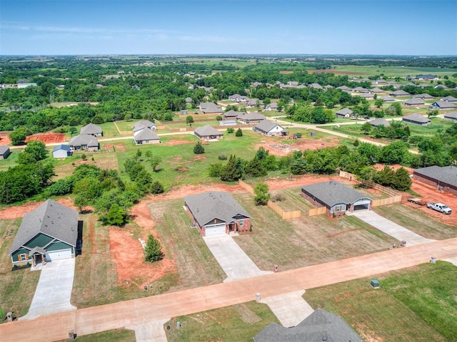 13136 Mannington Rd, Edmond, OK 73025 - aerial perspective of suburban area