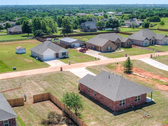 13136 Mannington Rd, Edmond, OK 73025 - aerial perspective of suburban area