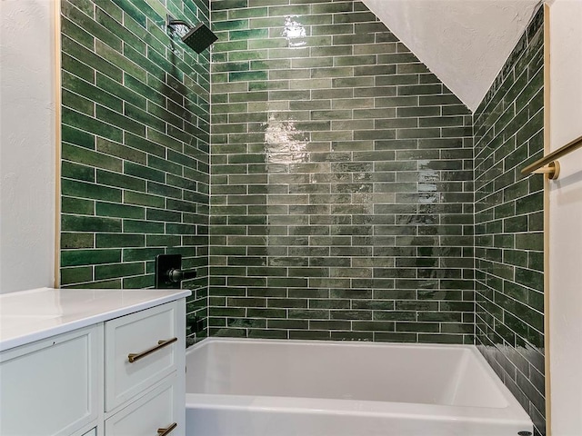 full bathroom featuring bathtub / shower combination