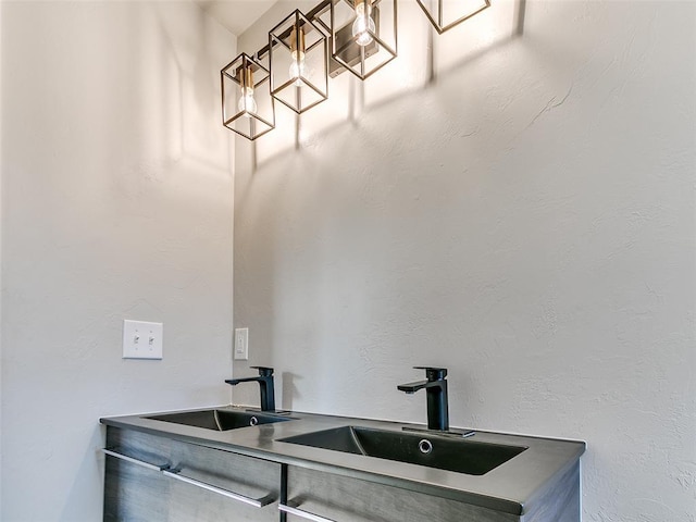 interior space featuring a sink