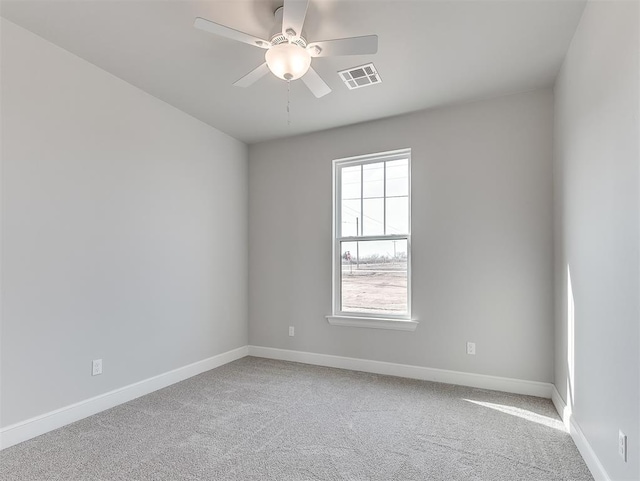 6209 Rivergate Dr, Shawnee, OK 74804 - carpeted empty room featuring ceiling fan