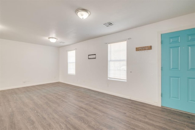 entryway featuring hardwood / wood-style floors